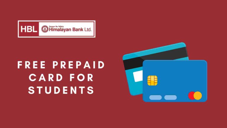 himalayan bank free pre paid card for students
